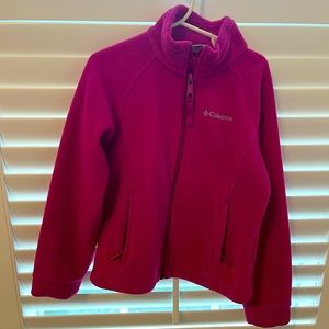 Girls Columbia fleece jacket XS little kid